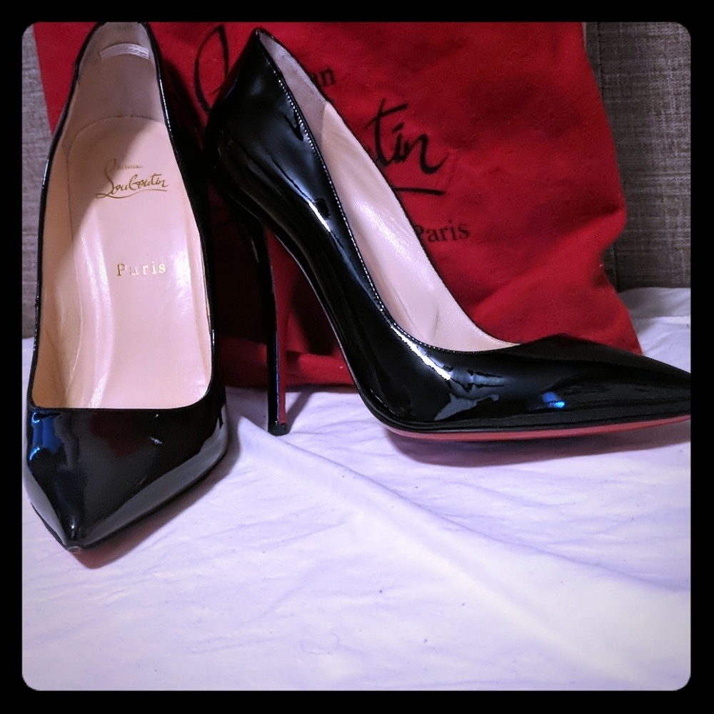Christian Louboutin Batignolles 120 Black Patent
